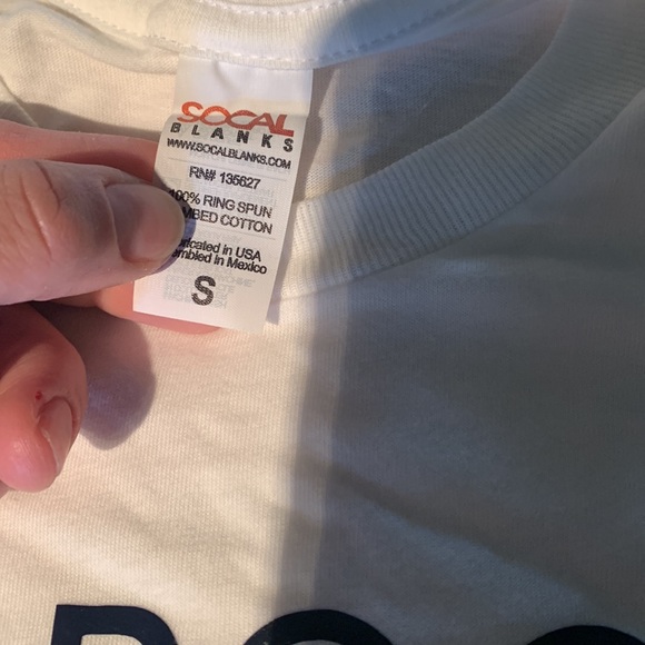 Small graphic printed white tee - Picture 3 of 3